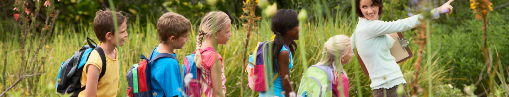Enfants en sortie nature